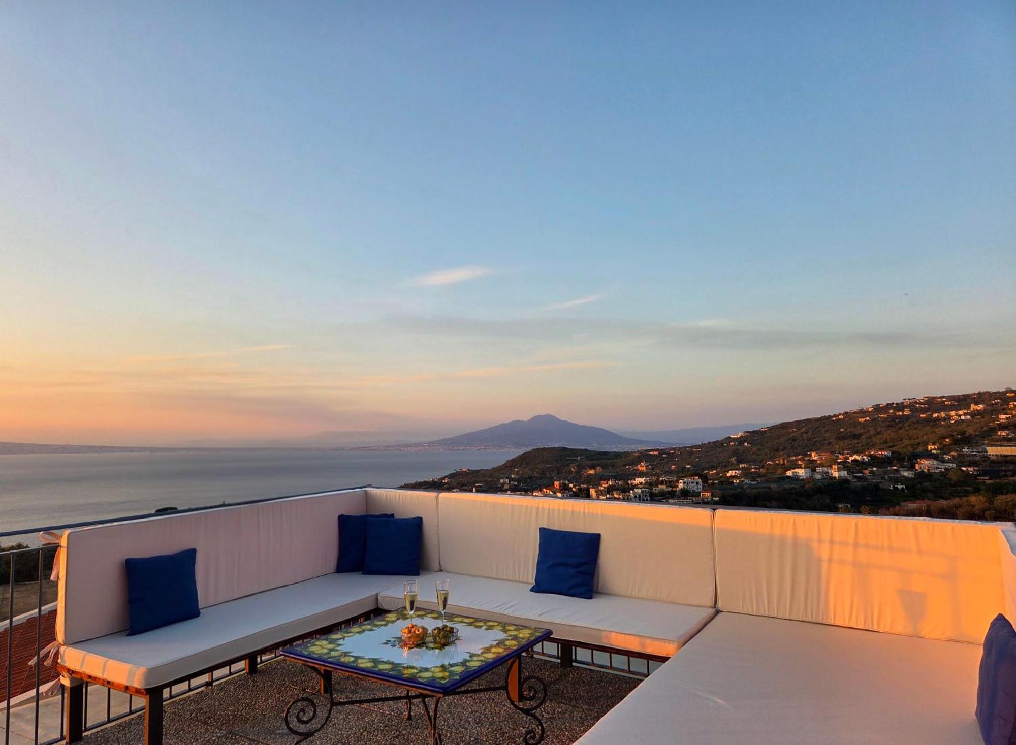 Sun & Relax, Relaxing Location With Seaview Villa Massa Lubrense Kültér fotó