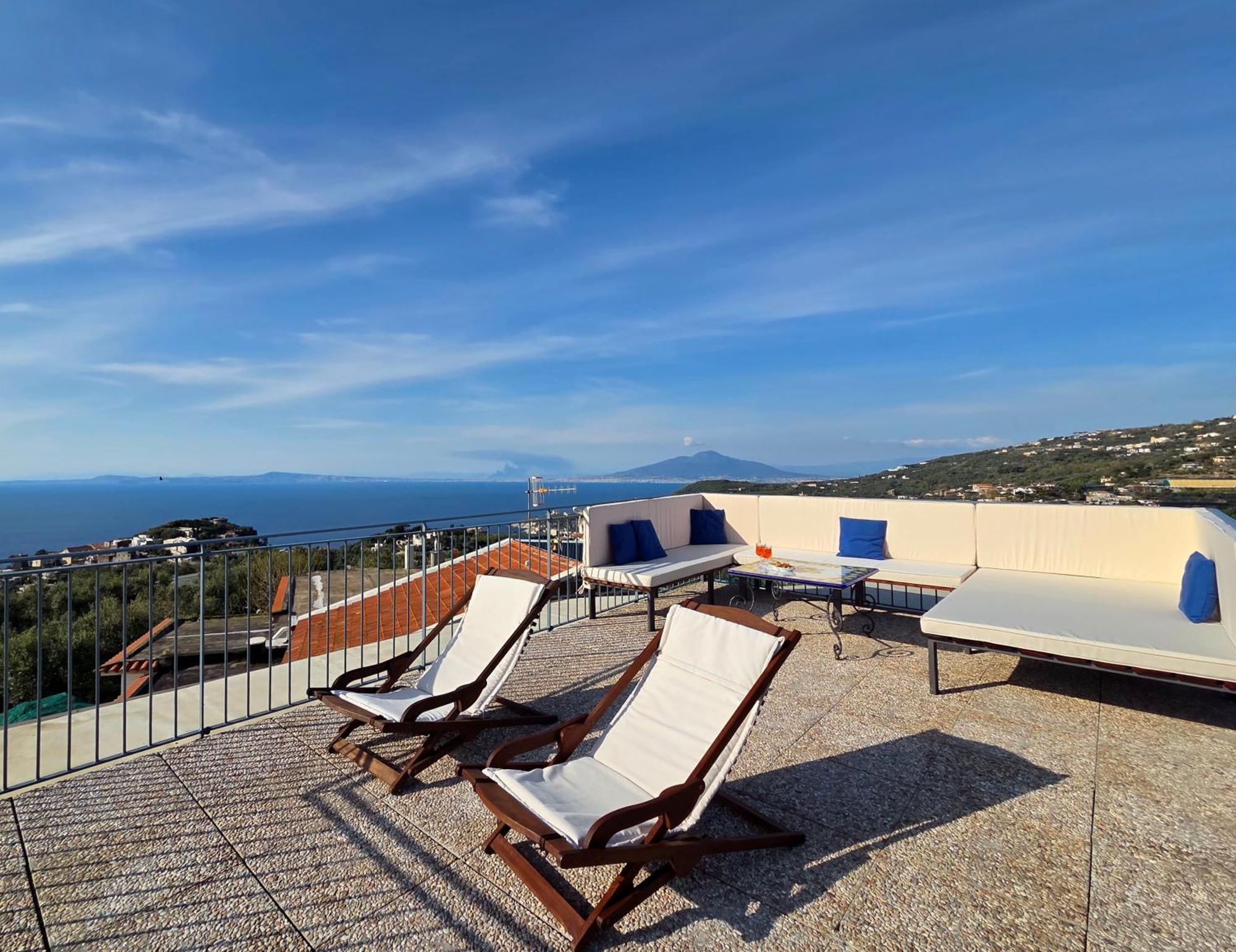 Sun & Relax, Relaxing Location With Seaview Villa Massa Lubrense Kültér fotó