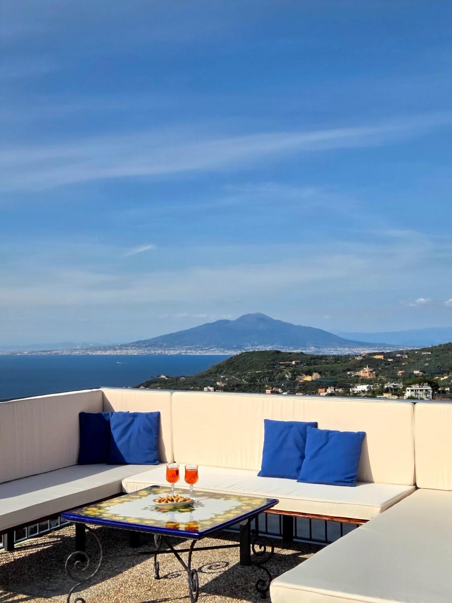 Sun & Relax, Relaxing Location With Seaview Villa Massa Lubrense Kültér fotó