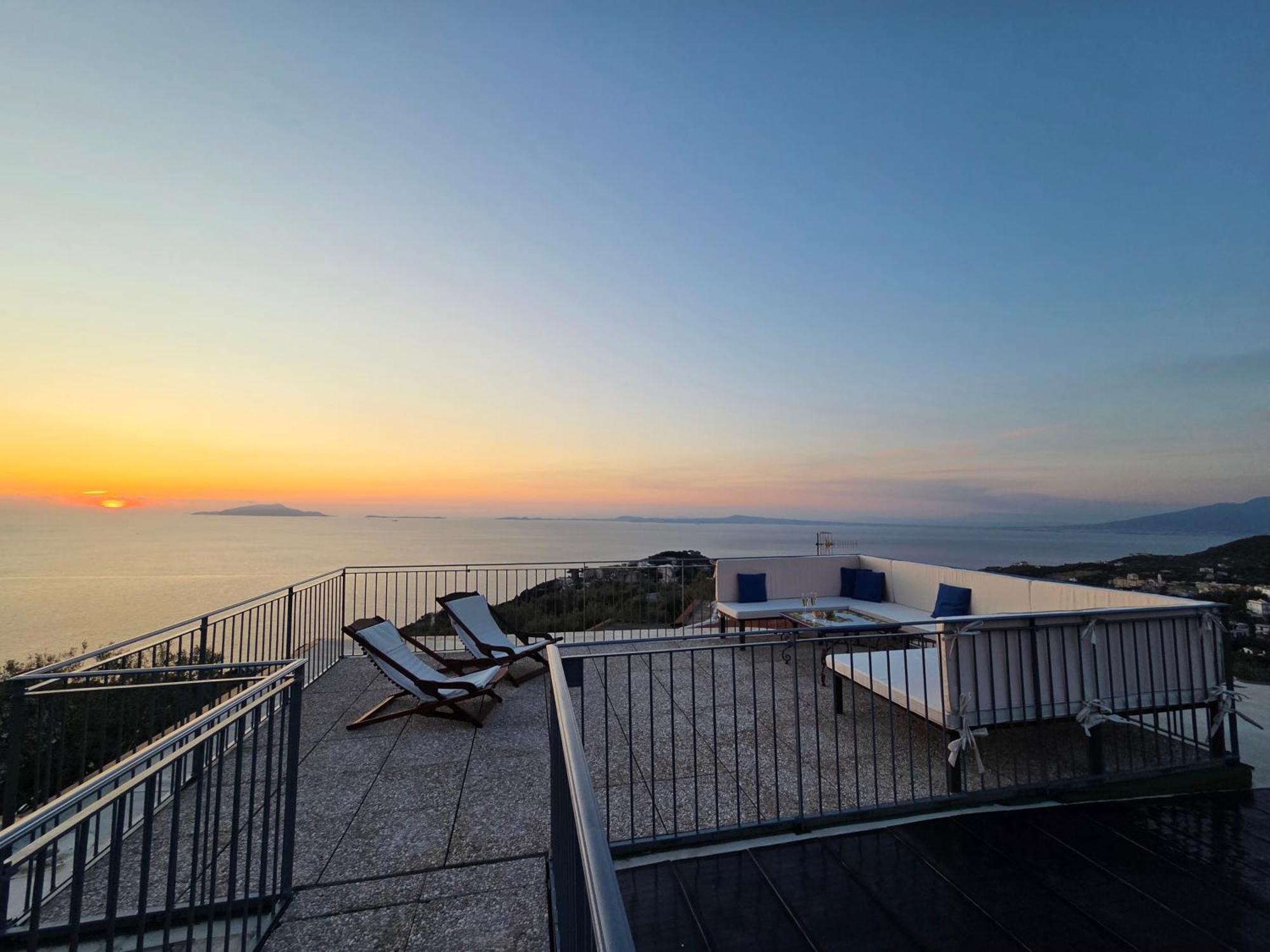Sun & Relax, Relaxing Location With Seaview Villa Massa Lubrense Kültér fotó