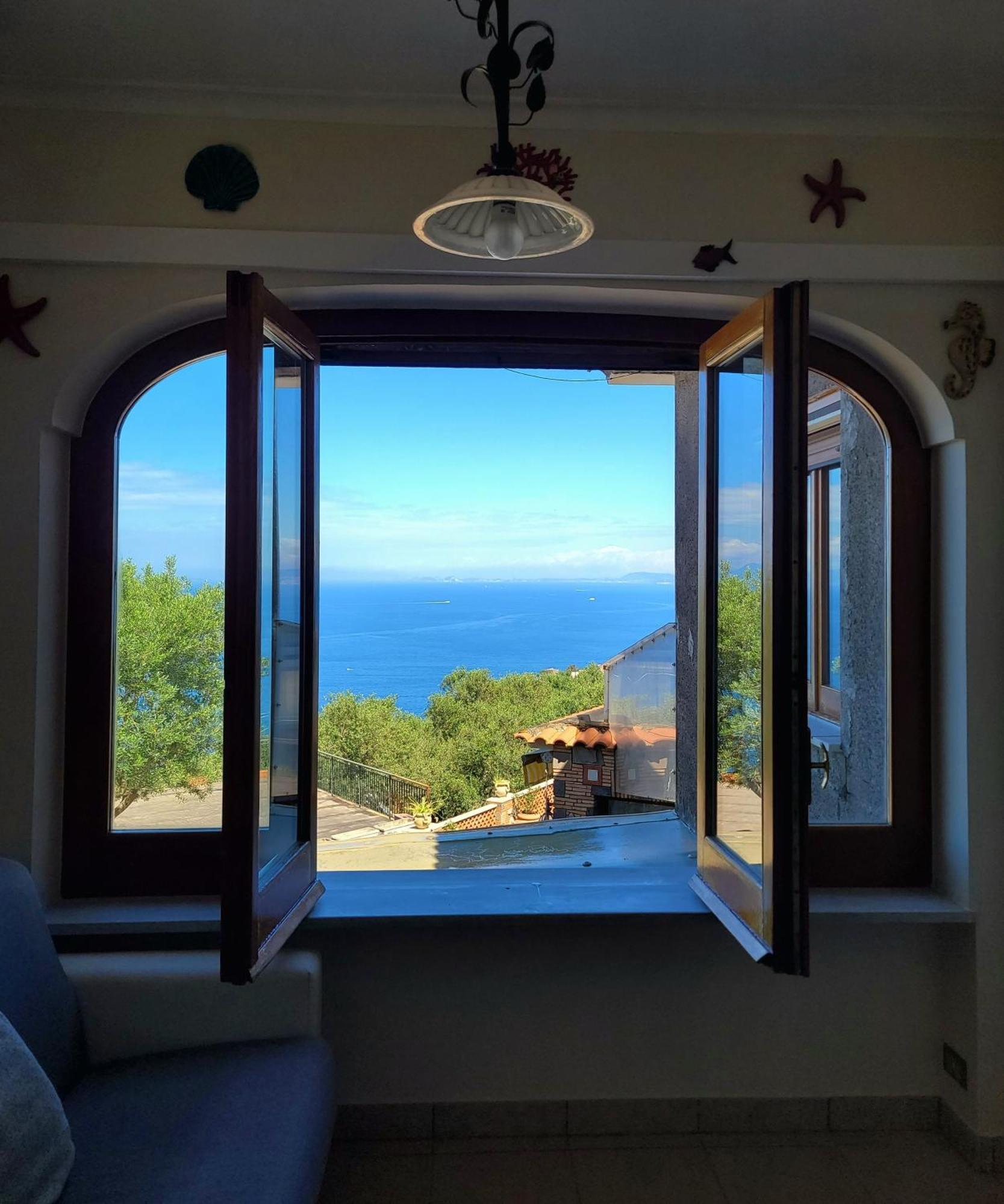 Sun & Relax, Relaxing Location With Seaview Villa Massa Lubrense Kültér fotó